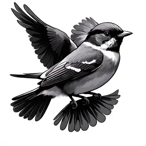 3 Little Birds Flying Away