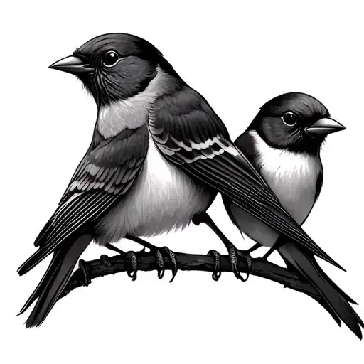 3 Little Birds Sitting