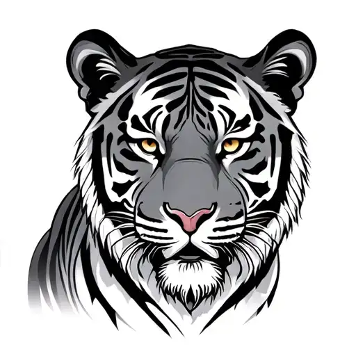 A Tiger With A Tigerk