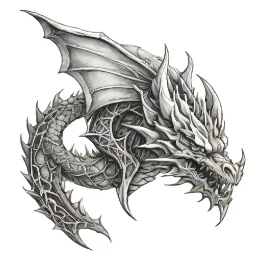 Trident And Universe Inspired Dragon Building