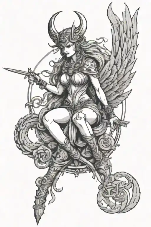 Freya Symbol With Lilith