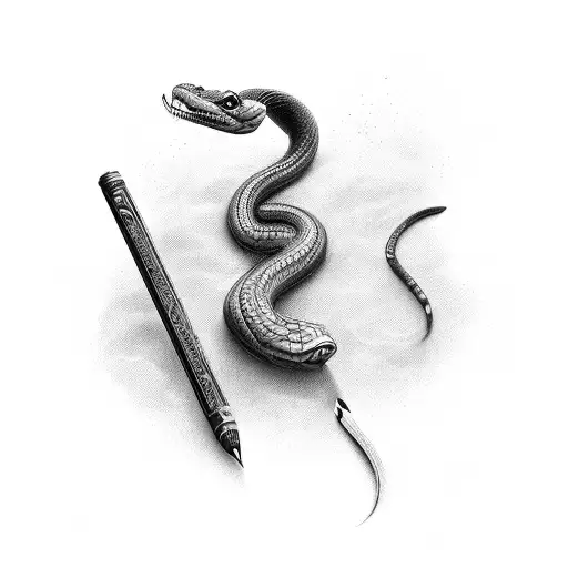 Snake Music Pencil Friendship