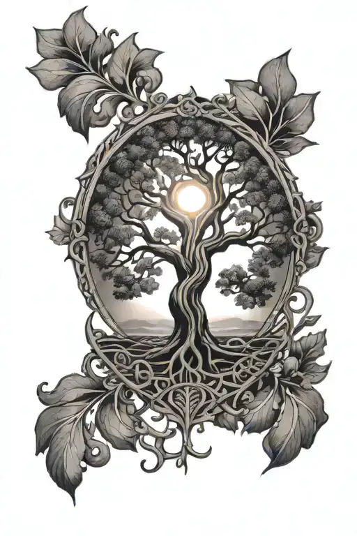 Tree Of Life Sunshine Viking Feminine