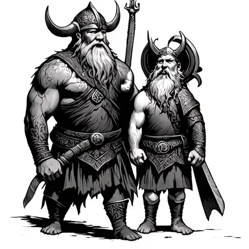 Viking Father Son
