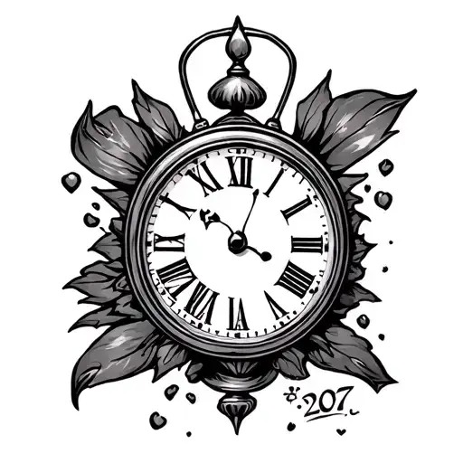 2007 Birthday With Clock