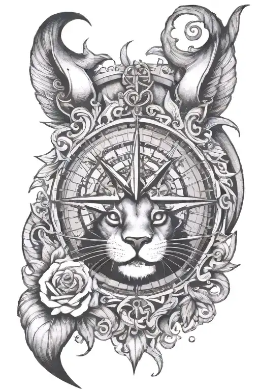 Compass Intertwined Anchor Connected