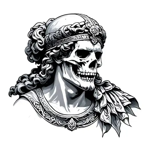 Roman Statue Of Death