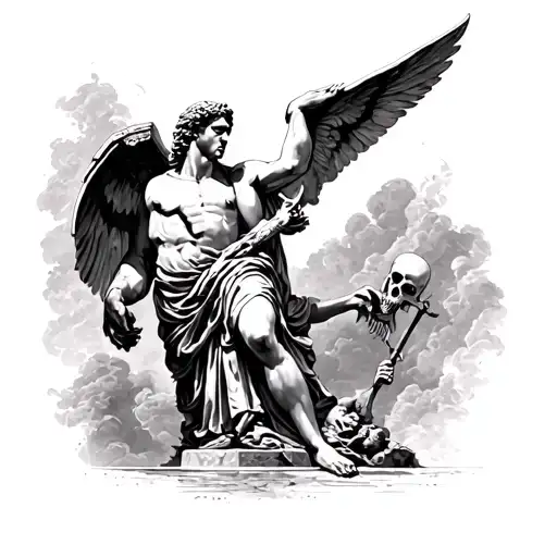 Roman Statue Angle Of Death