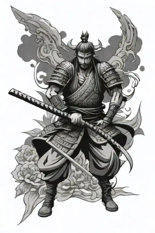 Anime Samurai Background