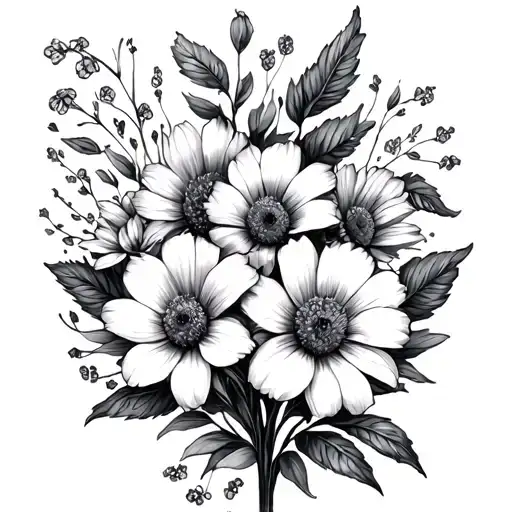 3 Sisters Birth Month Flowers August September October