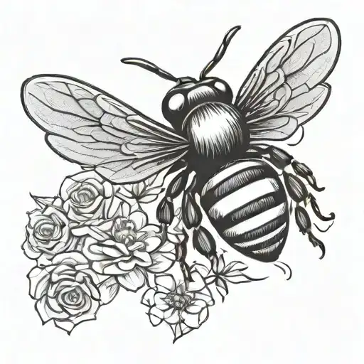 9Mm Luger Round As A Bee Flying