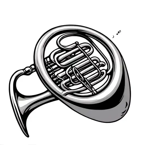 Tenor Horn Music Instrument