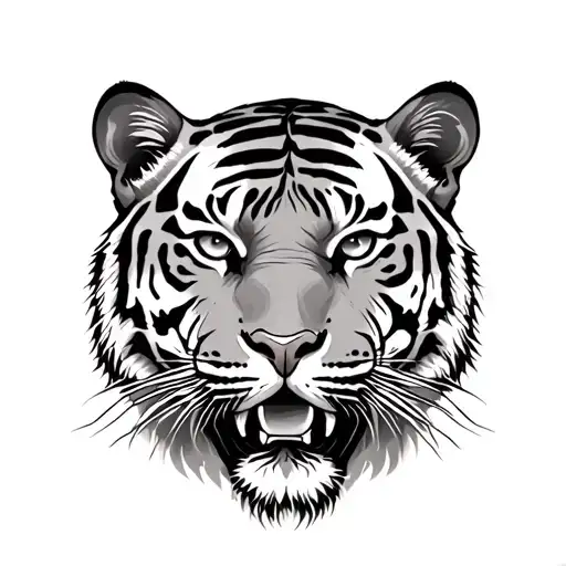 Tiger In Nature Fore Arm