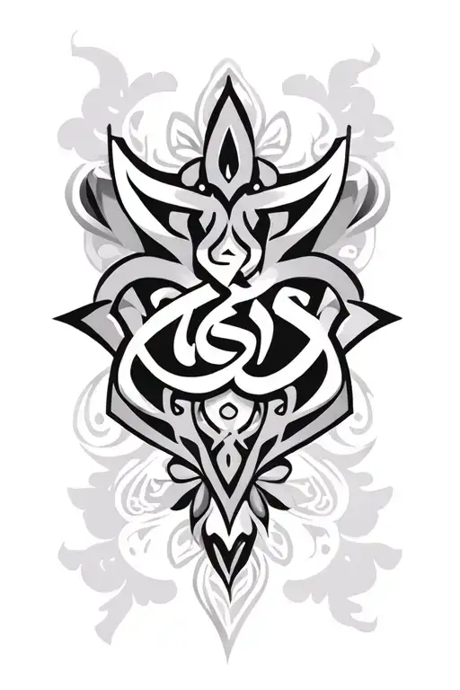 Arabic Pattern Incorporating Elements