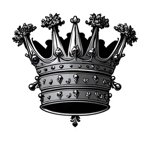 Scottish Crest Heraldry Crown Surrounded By Bold