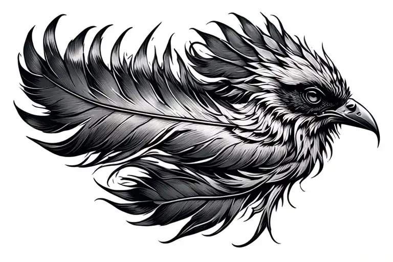 Phoenix Feather Feather Feather