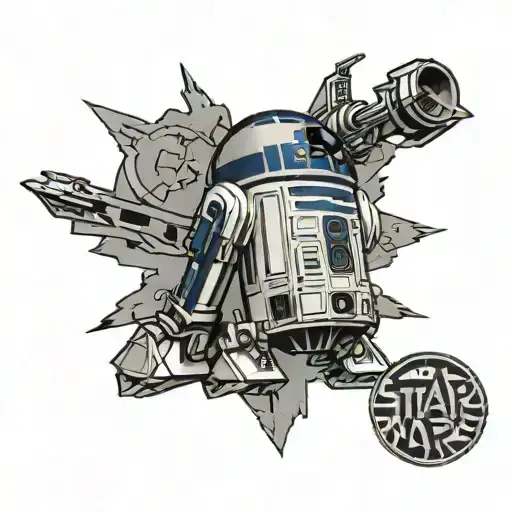 Star Wars R2d2 Rebel Logo