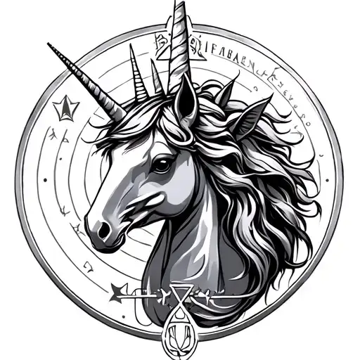 Capicorn And Aquarius Symbol Incorporated