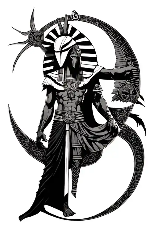 Young Egyptian Moon God Konshu Moon Knight God