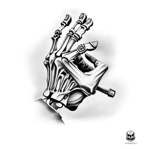 Skeleton Hand Soluting