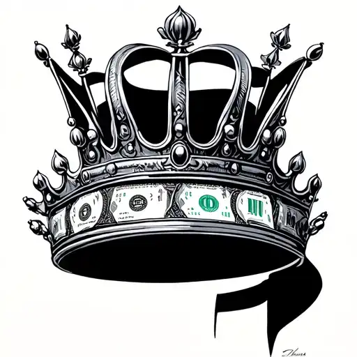Crown Made Of Money