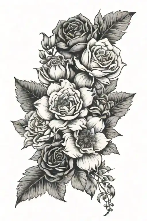 Birth Flower Bouquet