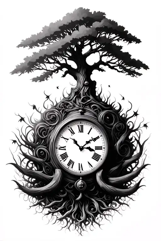 Clock And Tree