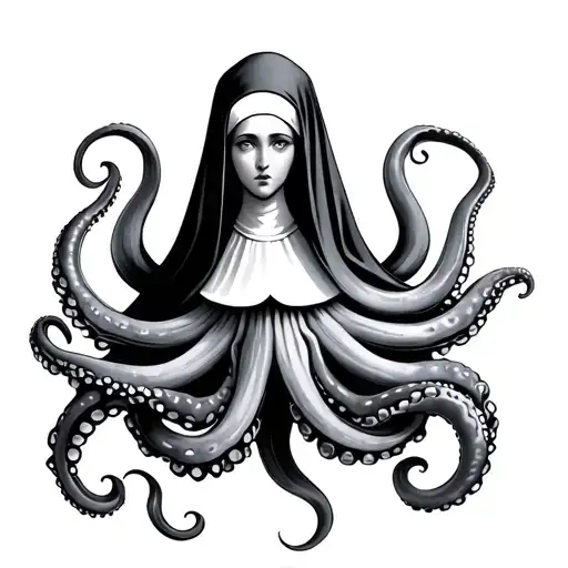 Octopus Holding Nun