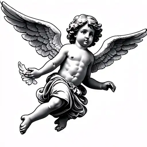 Flying Cherub Angel