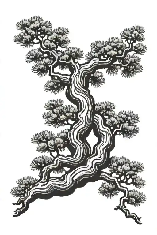 Pine Tree Intertwined