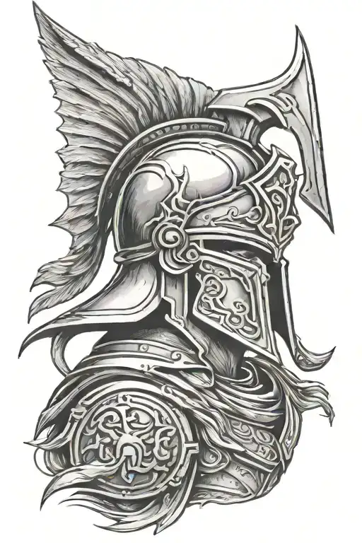 Spartan Helm God Of