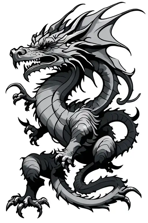 Welsh Dragon Wrapped