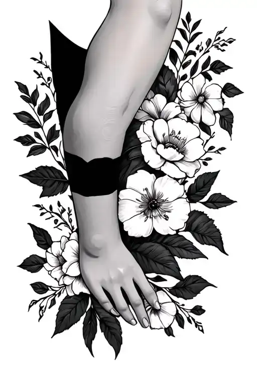 Floral Leg Sleeve