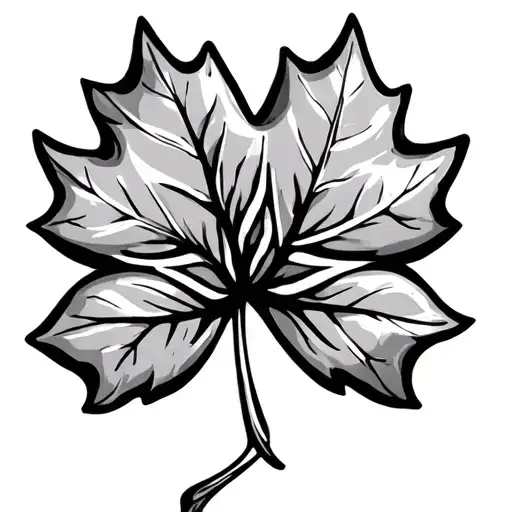 Maple Leaf Shamrock Intertwined