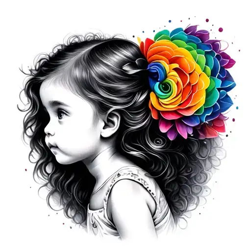 Baby Girl Rainbow