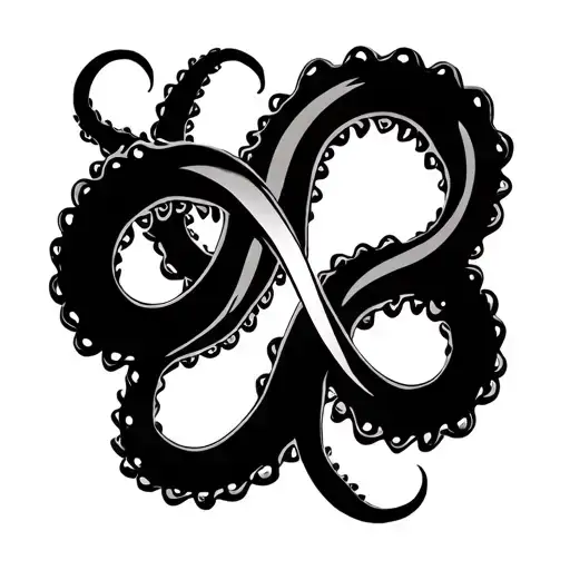 Kraken And Infinity Symbol