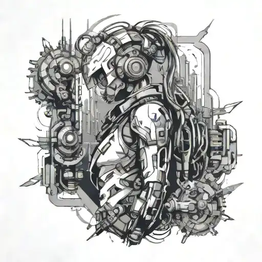 Cyberpunk Edgerunners Tatto Idea Anime