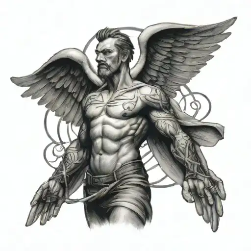 Freedom Standing With Clasped