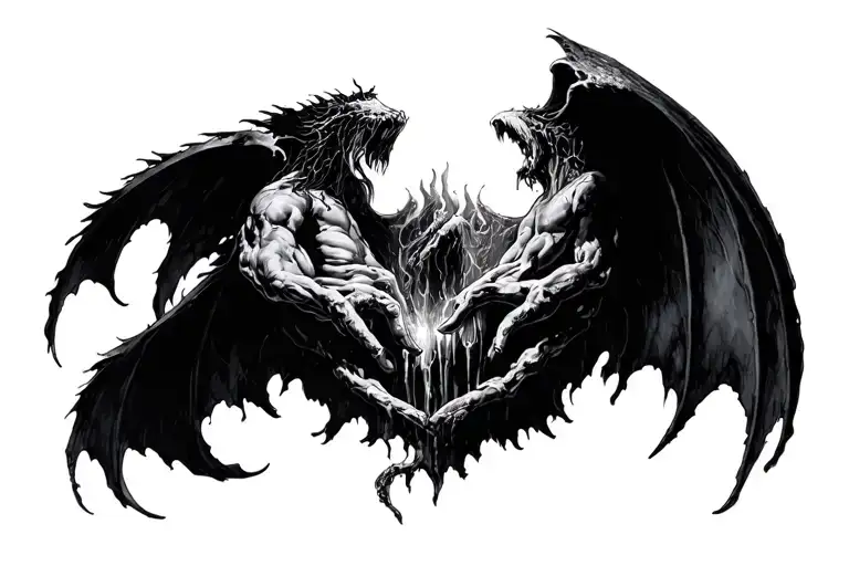 Through The Darkness Of The Hell Does Not Pass Through The Light Of The Paradise Will Never Arrive