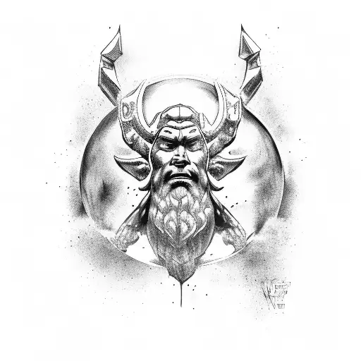 Demigod Atlas Holding The World