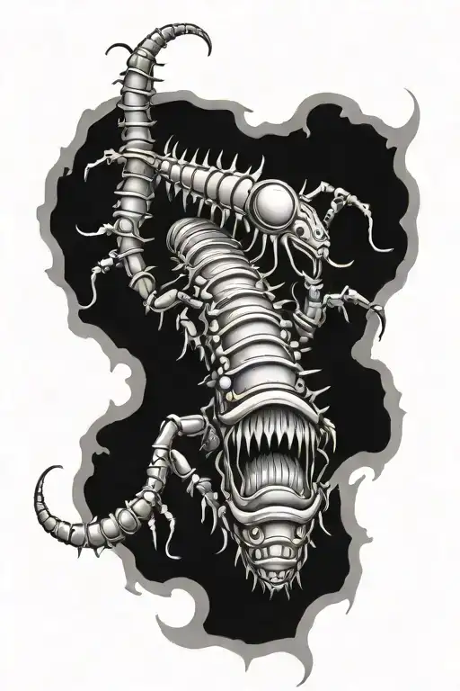 Centipede Coming Out Of Holes In Skin Opening Scary