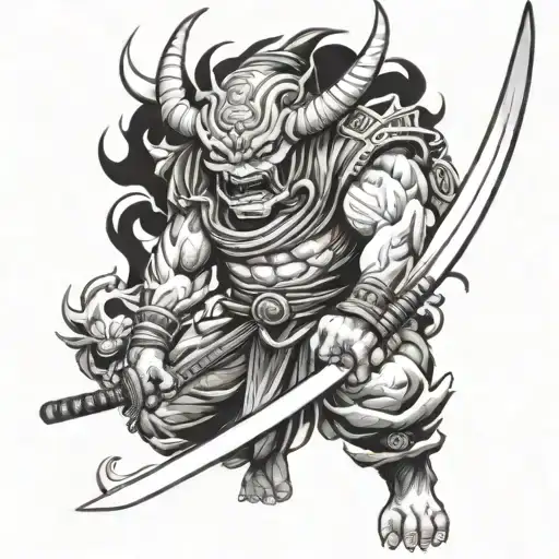 Oni With Katana
