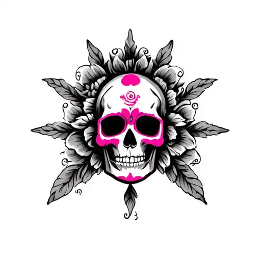 Mexican And Pink Dead Head