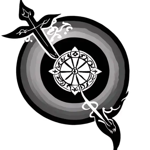 The Christian Cross And The Buddhist Wheel Of Dharma