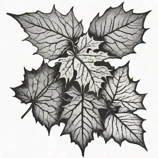 Maple Leave But Use Mountains And Canadian Heritage To Fill In The Leaf
