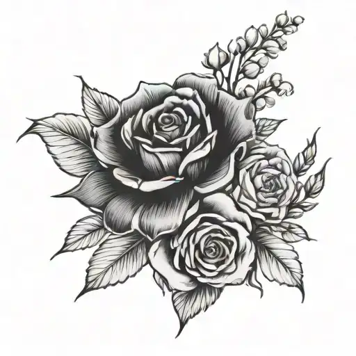 Bouquet Flowers Strength Courage