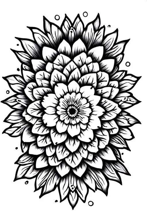 Mandala Floral Fore Arm