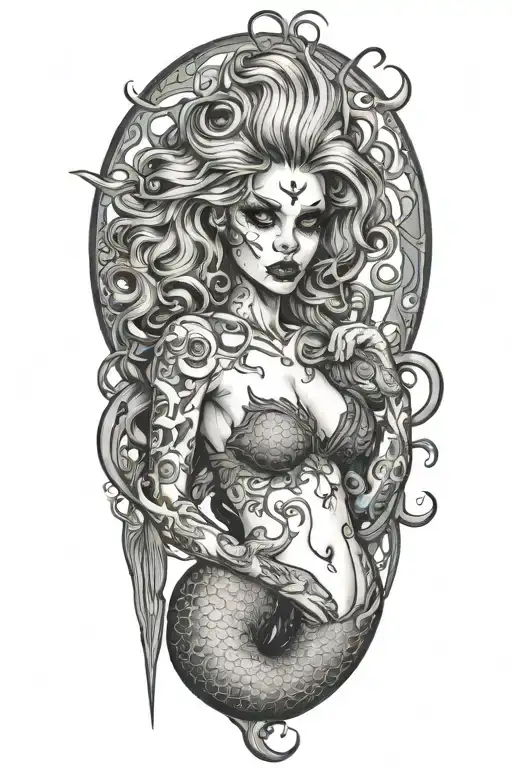 Sexy Zombie Mermaid