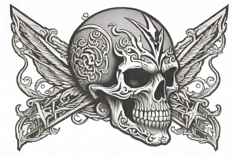 Wwe Dx Skull Surrounded