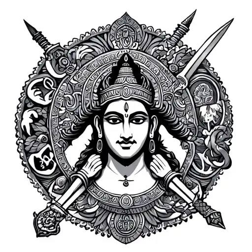 Hindu Gods Symbols And Weapons
